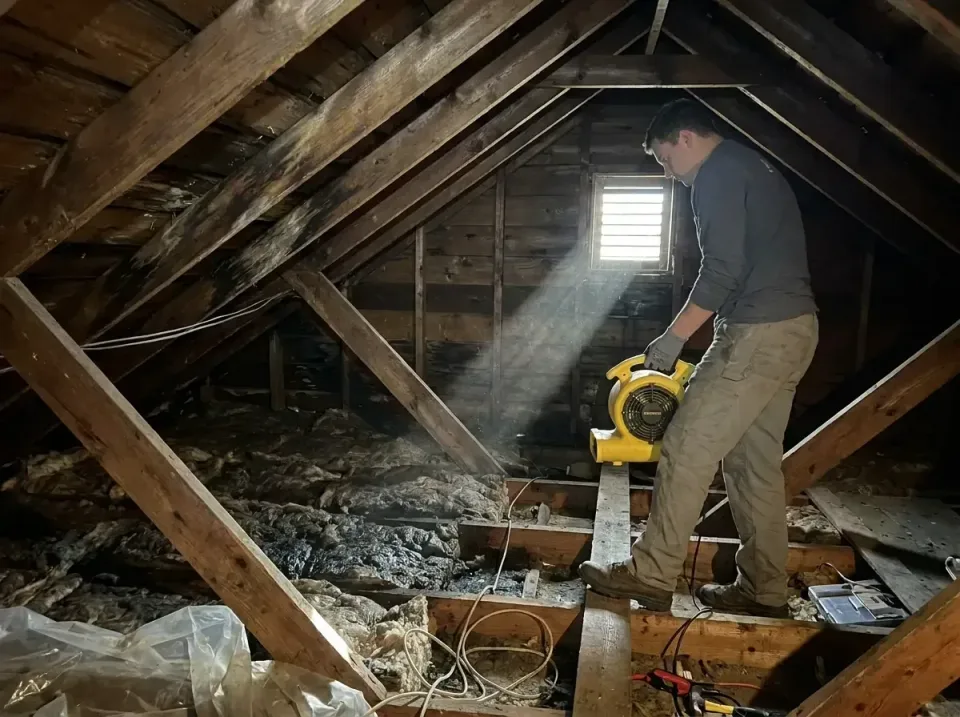 attic-water-damage-drying-proc-007 — frequently asked questions, Emergency Water Extraction & 24/7 Flood Response in Rupert,…